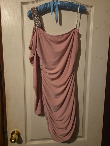 Deb dress size pink high - dress,