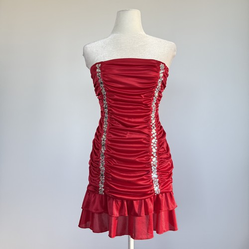 Deb dress juniors large red - dress,