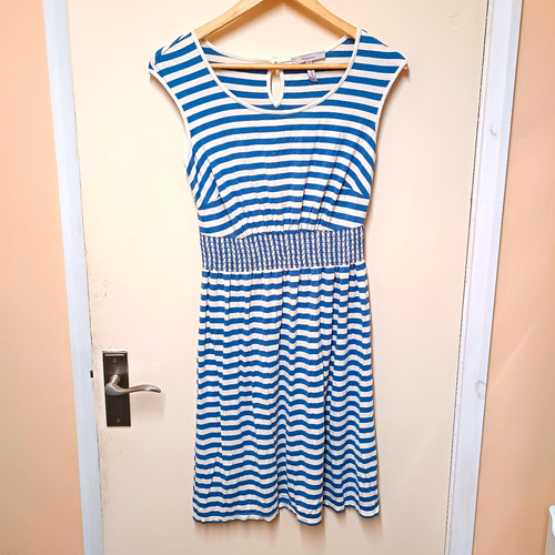 Pepperberry blue white striped - blue/white,