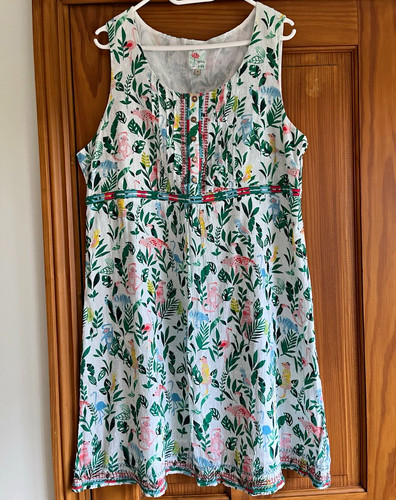 Mantaray white floral flamingo - mantaray,