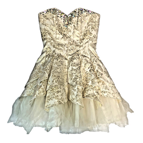 Deb size strapless gold - size, 3/4