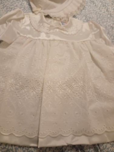 Vintage white baby - white, dress