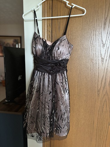 Deb glitter short prom - glitter, dress