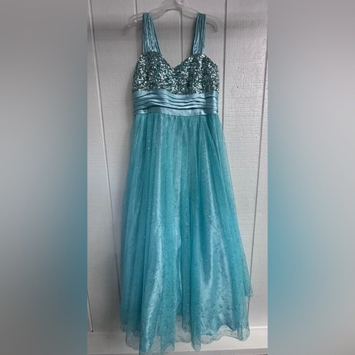 Deb sequined prom dress - sequined,