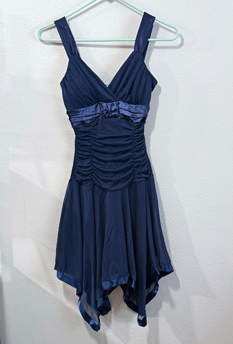 Vtg deb navy blue - deb,