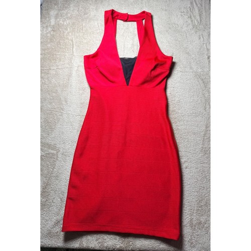 Y2k deb red bandage bodycon - y2k,