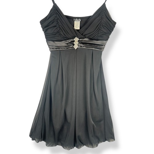 Deb y2k black - y2k, chiffon