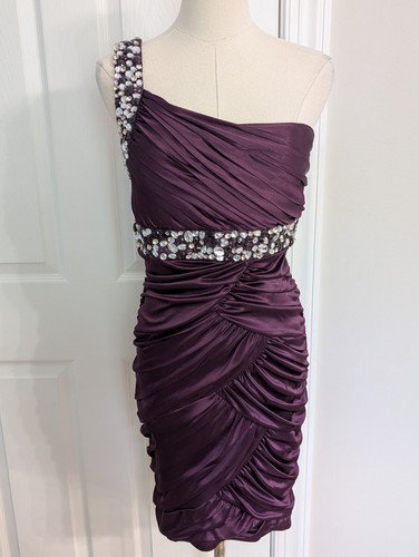 Vtg y2k deb purple rhinestone - deb,