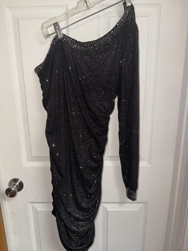 Y2k deb black rhinestone - y2k,