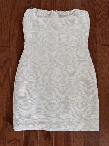 Vtg deb ivory strapless - vtg, dress